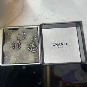 plastic Chanel earrings